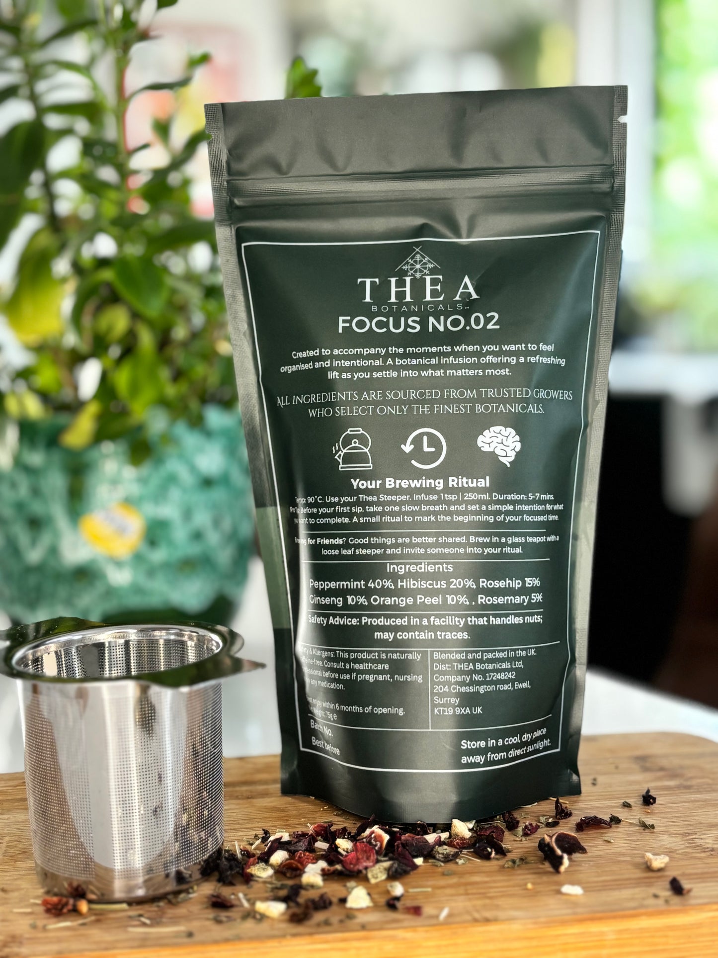 Focus Tea No.02 | Organic Herbal Tea for Clarity & Focus